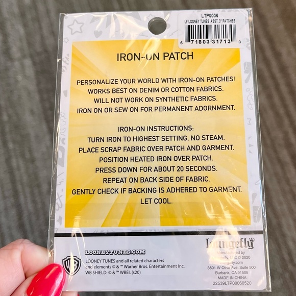 Looney Tunes Loungefly Sylvester The Cat And Tweety Bird Patch Iron On New - Picture 3 of 3